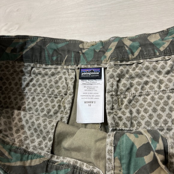 Patagonia Chino Shorts Women's Stretch All Wear Hiking Outdoors‎ Pockets Size 10 - Picture 2 of 7